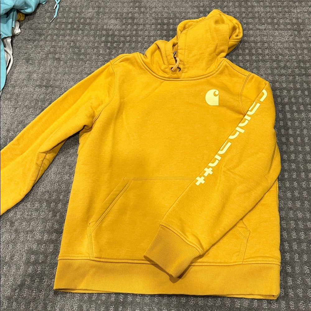 Carhartt Mustard Sweatshirt with Logo